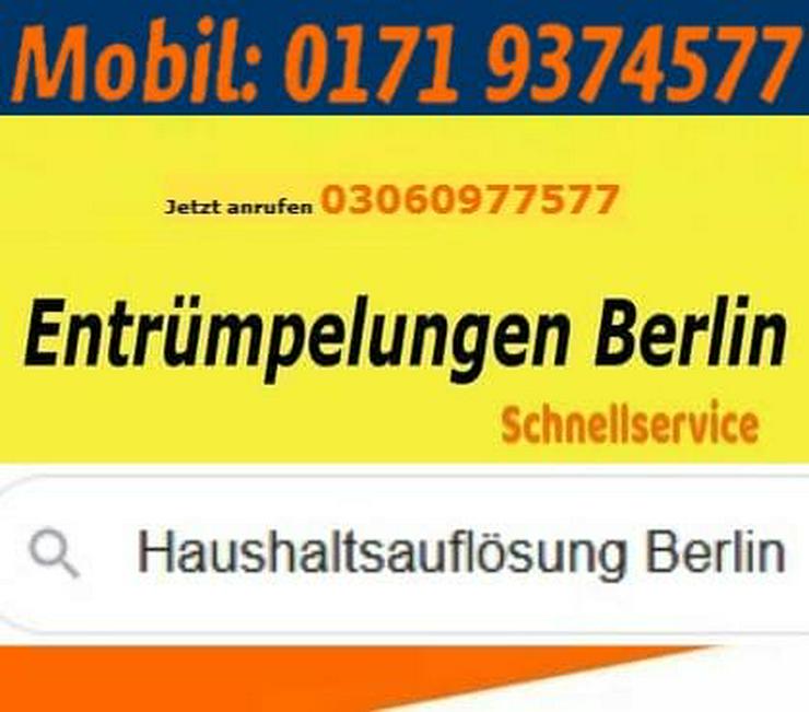 Sperrmüll Abholung Sperrmüll Entrümpelung Berlin Wohnungsentrümpelung - Umzug & Transporte - Bild 1