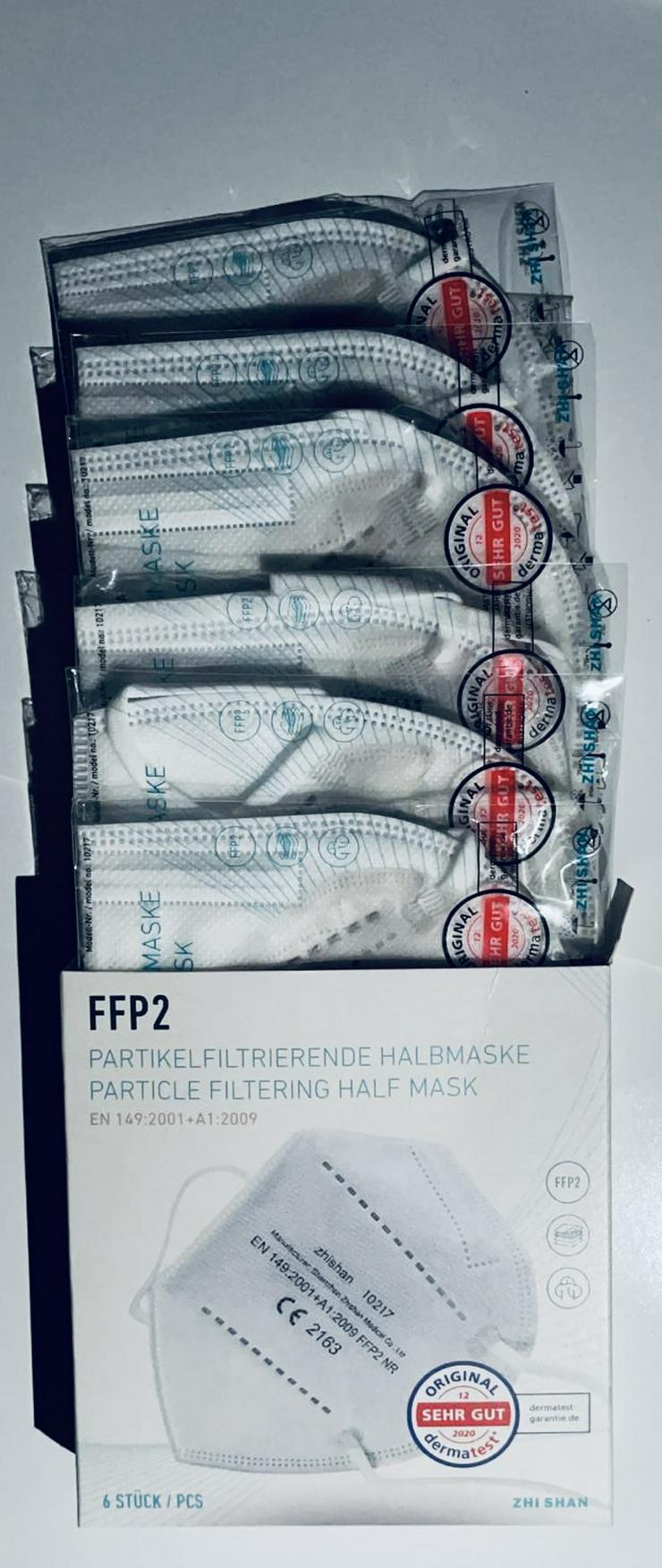 ab 0,36€ ✅6 er Pack✅ TÜV Rheinland ✅ FFP2 Maske Zhi Shan✅Zhishan - Gesundheitswesen - Bild 8