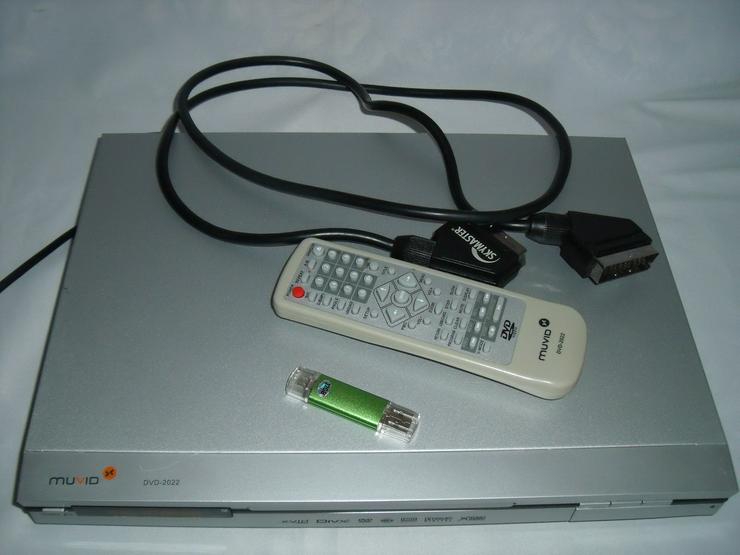 Bild 2: DVD Player Muvid mit FB USB, DviX , sehr gute zustand , 