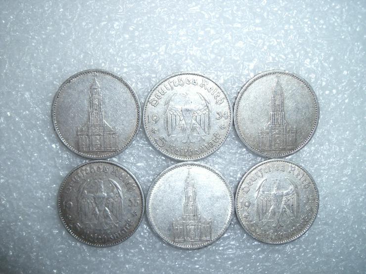 Konvolüt munze 5 Mark  Silber Deutsche reich 5 Mark.