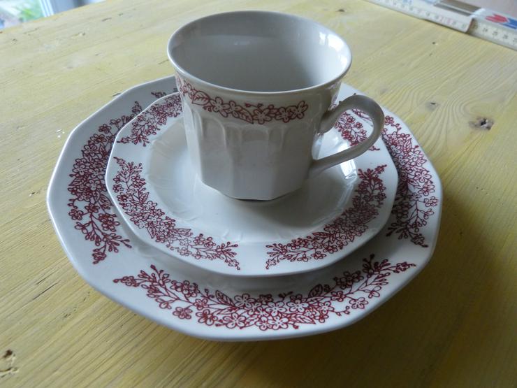 Bild 1: Braunes Kaffee-Geschirrset 15 tlg. von Apulum, Romania