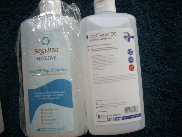 Bild 3: Händedesinfekeonsmittel  500 ml für 7,50 € - oder Flächendesinfekteonsmittel jl Je 500 ml 5 € je 1 Flasche  Original aus dem Sanitätshaus