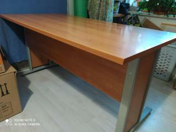 Bild 3: Bürotisch, Schreibtisch, Arbeitstisch mit Schieberschrank