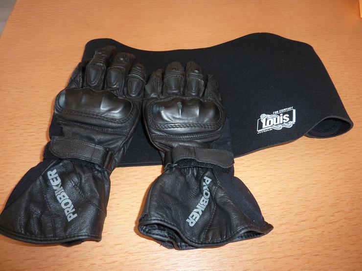 Lederhandschuhe (Größe S) von Probiker inkl. Nierengurt  - Handschuhe - Bild 2