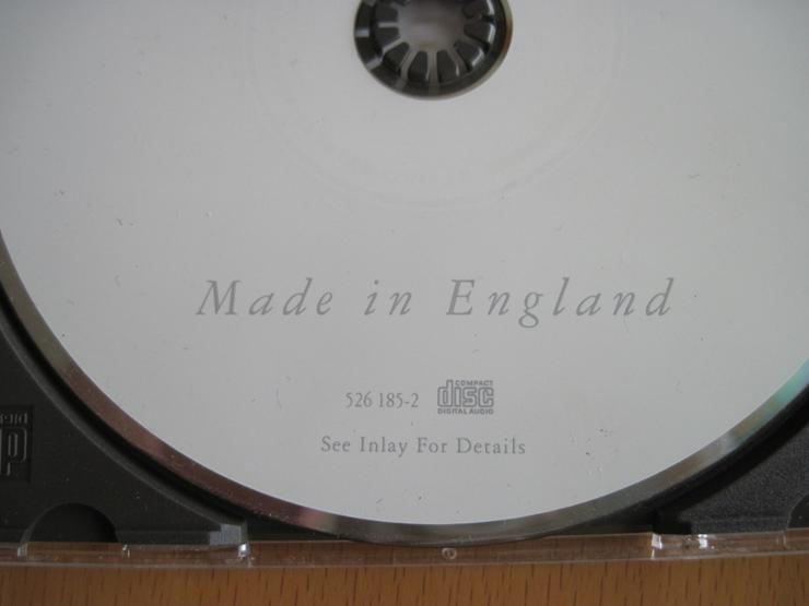 CD ELTON JOHN, MADE IN ENGLAND  Album 1995 - CD - Bild 3