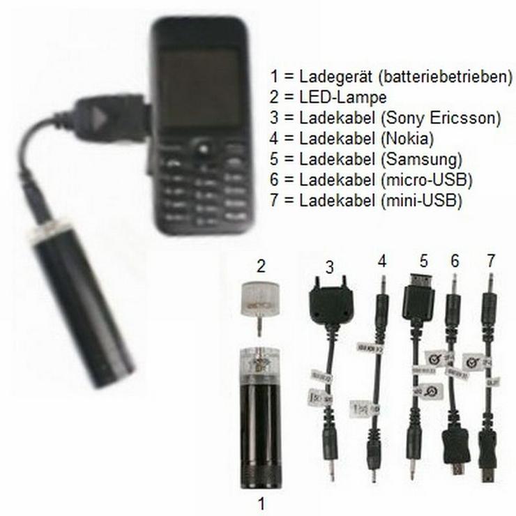 Fontastic® LED-Survival Kit (Handy-Notladeset) inkl. 5 Adapter