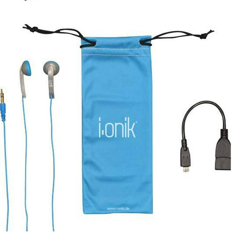 i.onik® mobile Accessories Kit - Kopfhörer, OTG-Kabel und Microfaserbeutel für Tablets und Smartphones - alles zusammen!