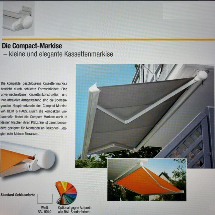 Markisen Premium-Beschattung maßgefertigt aus dt. Produktion mit Kurbel oder somfy®Antrieb bei Funkversion IFU io - Sonnenschutz - Bild 3
