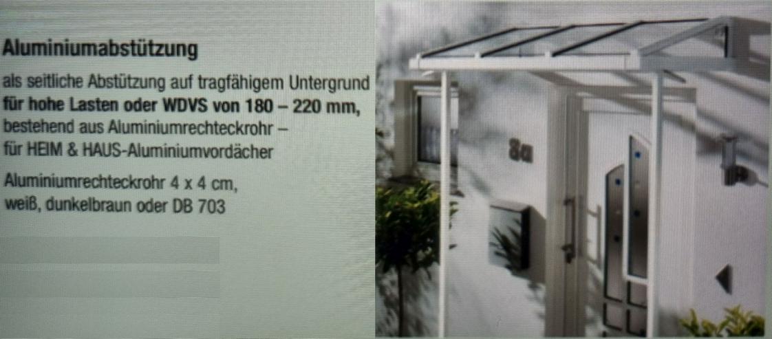 Bild 12: Vordach / Wetterschutzelemente für Hauseingang aus dt. Produktion