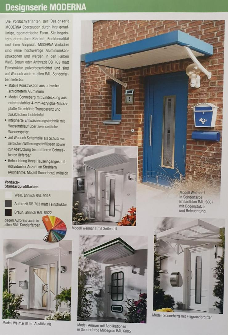 Vordach / Wetterschutzelemente für Hauseingang aus dt. Produktion - Türen - Bild 5