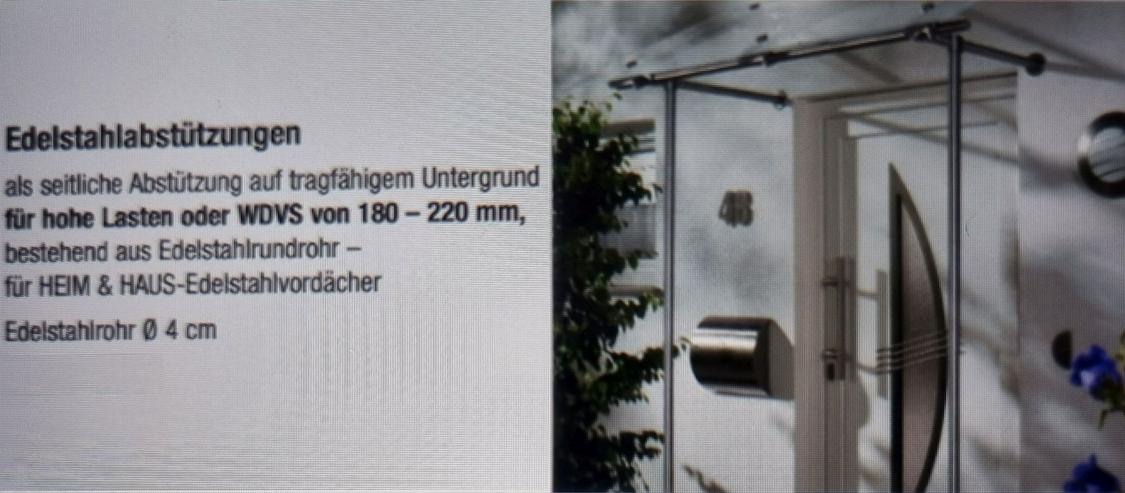 Vordach / Wetterschutzelemente für Hauseingang aus dt. Produktion - Türen - Bild 14