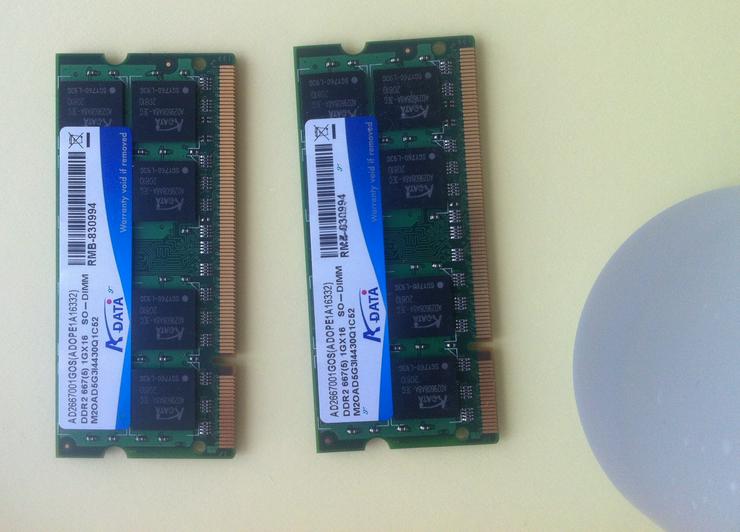Laptop Speicher 2GB DDR2 - CPUs, RAM & Zubehör - Bild 4
