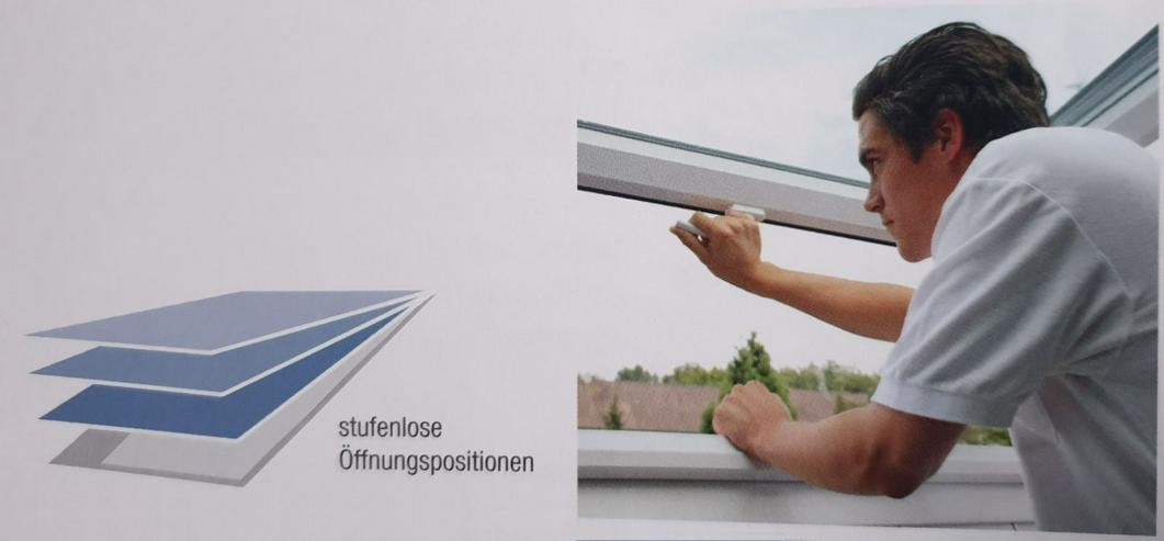 Bild 8: Dachfenster Wohndachfester Vollkunststoff-Dachfenster mit verzinktem Stahlkern, hohe Sicherheit, Wärmedämmung und Schallschutz dt. Produkt