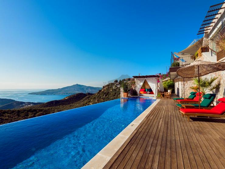 Bild 2: Panoramablick Luxusvilla für 10 Personen Antalya - kas