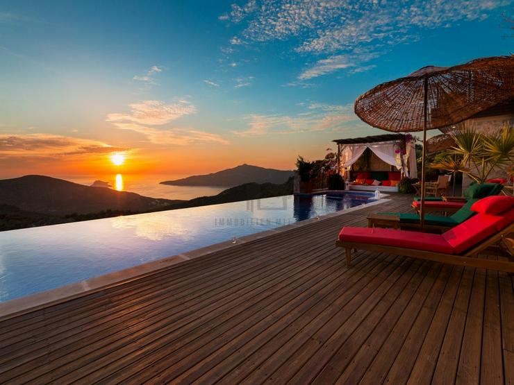 Panoramablick Luxusvilla für 10 Personen Antalya - kas - Türkei - Bild 9