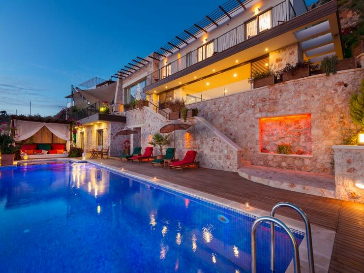 Bild 6: Panoramablick Luxusvilla für 10 Personen Antalya - kas