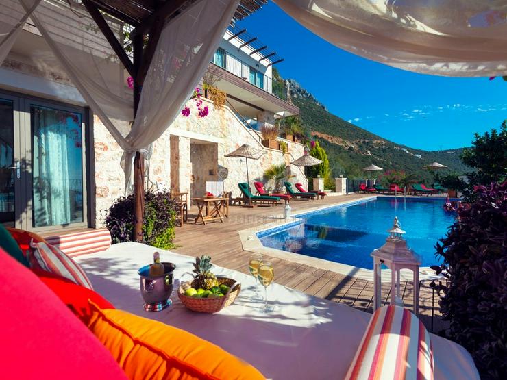 Bild 3: Panoramablick Luxusvilla für 10 Personen Antalya - kas