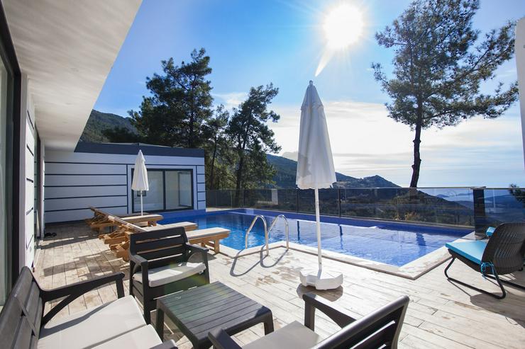 Meerblick Villa mit voller Privatsphäre für 4 Personen Antalya - Kas - Türkei - Bild 13