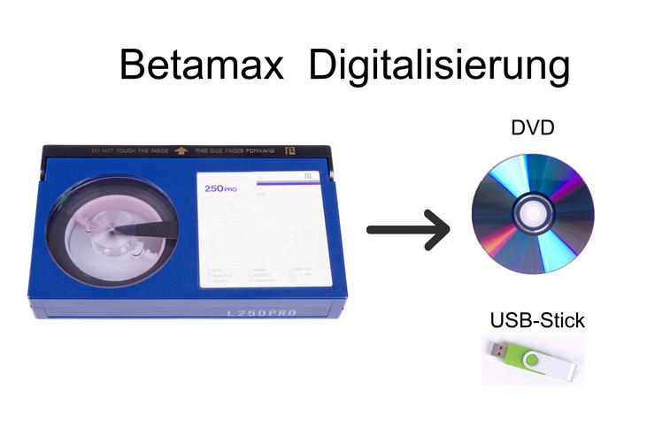 Bild 1: Betamax / Betacord / Beta Video - Digitalisierung Kopieren auf DVD / USB-Stick 