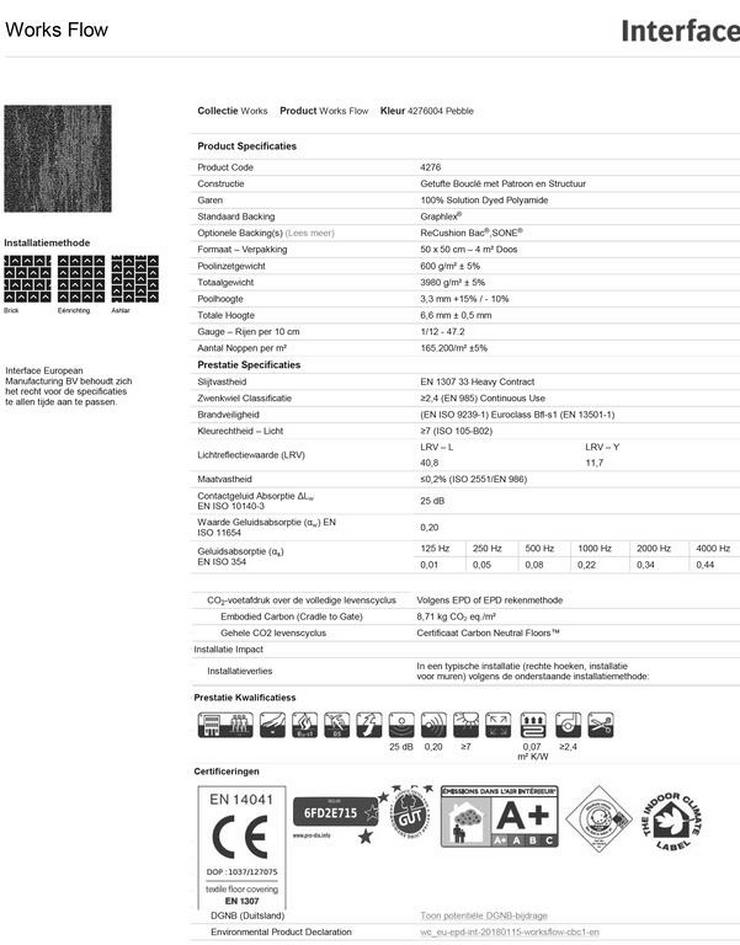 Works Flow Teppichfliesen von Interface in 2 Farben - Teppiche - Bild 10