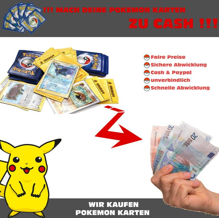 Wir Kaufen deine alten Pokémon Karten - CASH - PAYPAL & more - Brettspiele & Kartenspiele - Bild 1