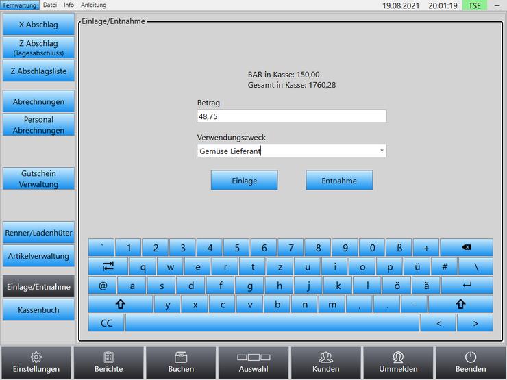 Bild 8: Lieferservice / Bringdienst TSE Kassensoftware Superpos für Kassensysteme / Laptops