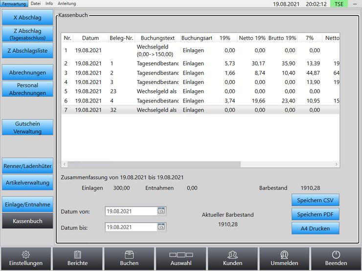 Bild 7: Lieferservice / Bringdienst TSE Kassensoftware Superpos für Kassensysteme / Laptops