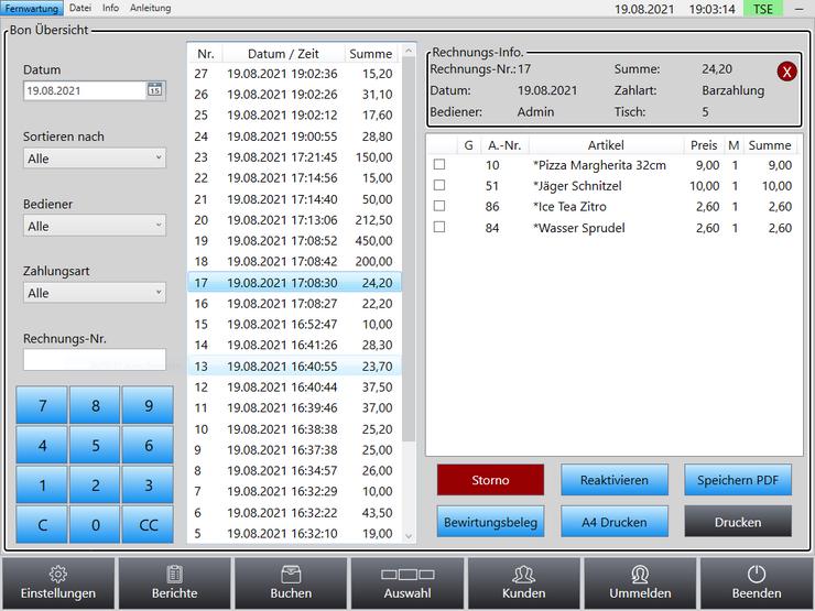 Bild 5: Lieferservice / Bringdienst TSE Kassensoftware Superpos für Kassensysteme / Laptops