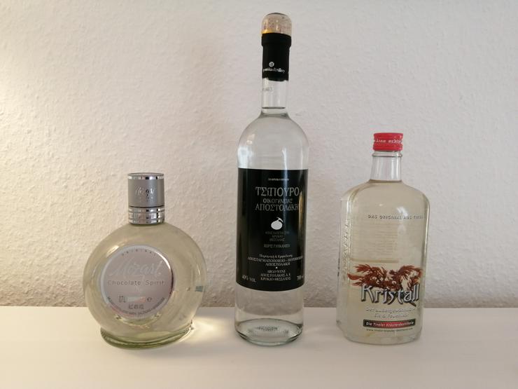 Spirituosen, Schnaps, Whiskey, Likör, Barauflösung, Alkohol