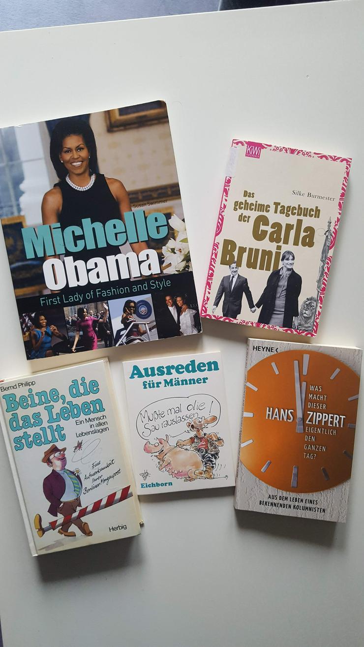Michelle Obama, Carla Bruni, H.Zippert, B.Phillip und Ulla Gast