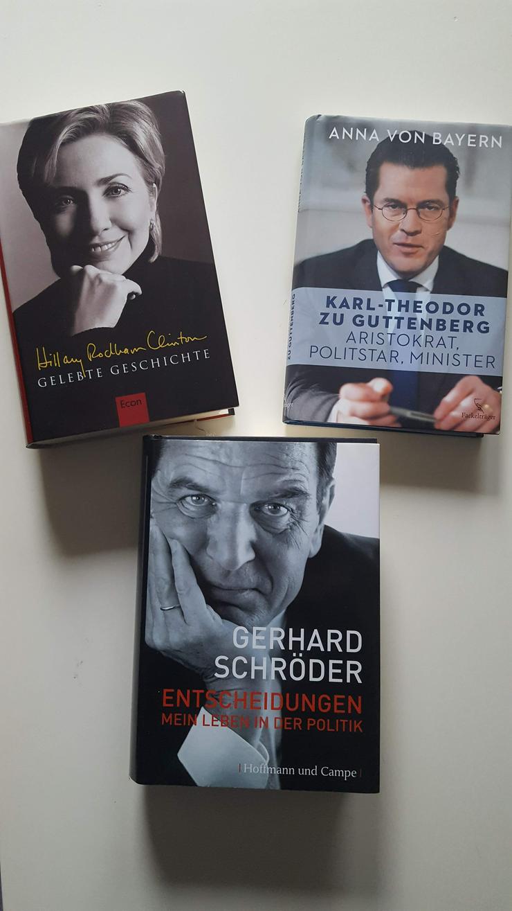 H.R. Clinton, Gerhard Schröder und Karl-Th. zu Guttenberg
