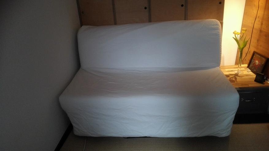 Bild 1: Doppelsitzer Sofa 1,40 breit zum Bett umbaubar