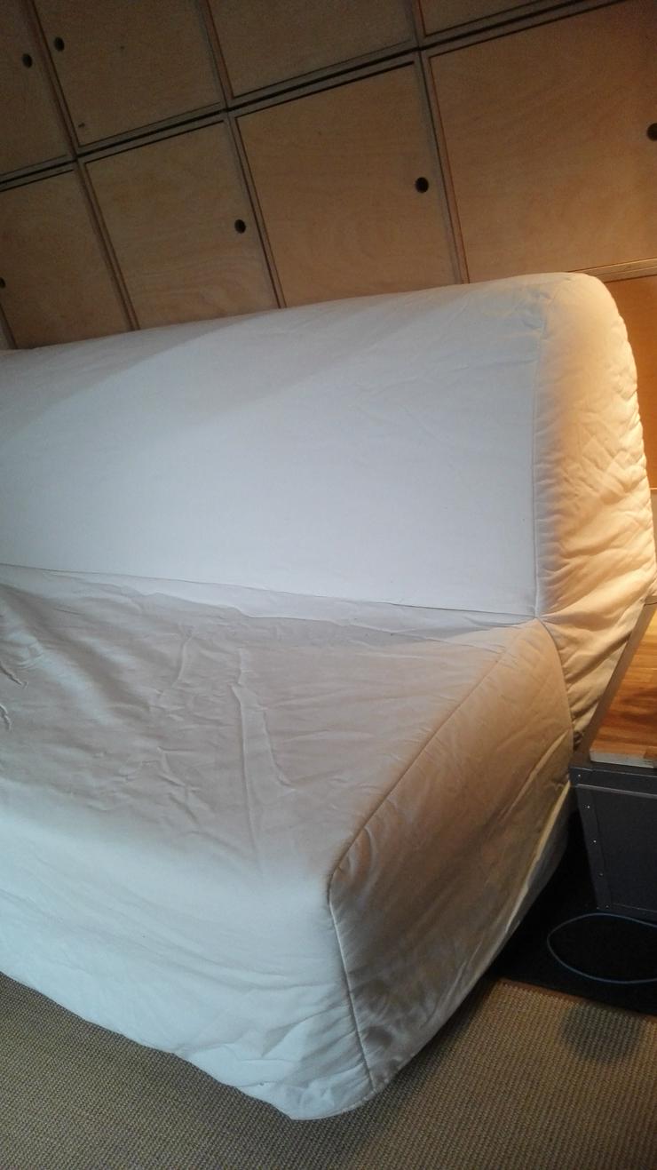 Bild 4: Doppelsitzer Sofa 1,40 breit zum Bett umbaubar