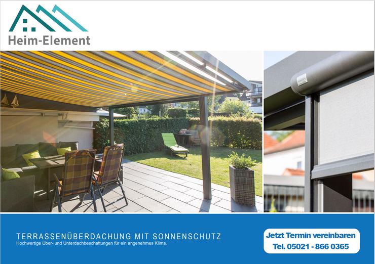 Bild 4: Terrassendach, Neu, Aluminium inkl. Fertigung & Montage / Hannover + 100km