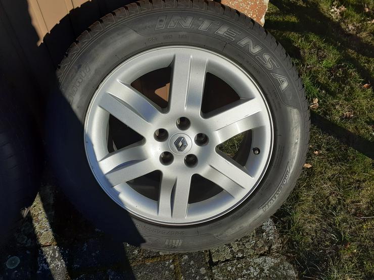 Bild 3: 4 Reifen mit Alufelgen für Renault