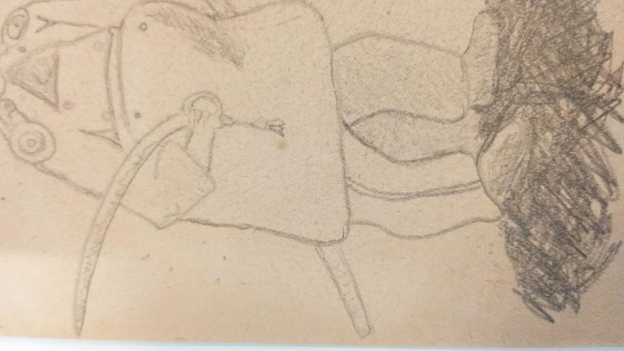 Marc Chagall, La Garde Bleistift-auf-Papier-Zeichnung, signiert Marc Chagall, Titel - Gemälde & Zeichnungen - Bild 10