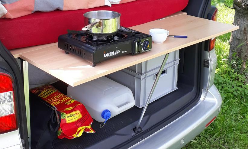 Multiflexboard VW T5/T6 Multivan Bettverlängerung mit Klapptisch - Weitere - Bild 3