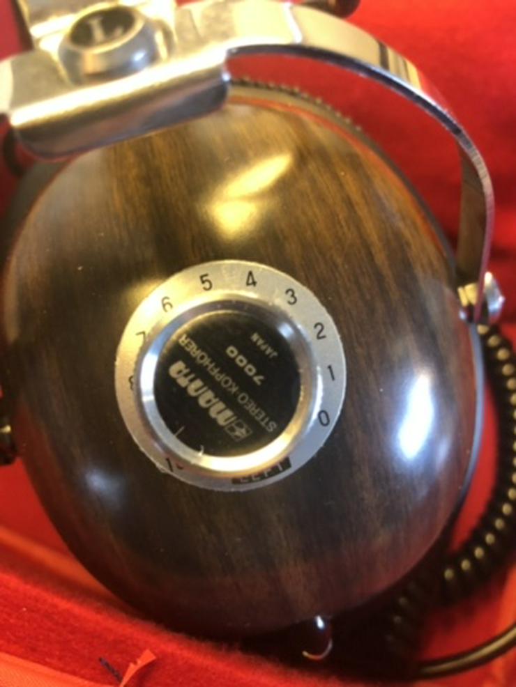 Manta 7000 Kult - Stereo-Kopfhörer 70er Retro Vintage Holzdesign Japan - Kopfhörer - Bild 5