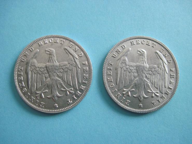 Bild 2: 2 x 500 Mark 1923 A + D, J. 305  Weimarer Republik, Inflation