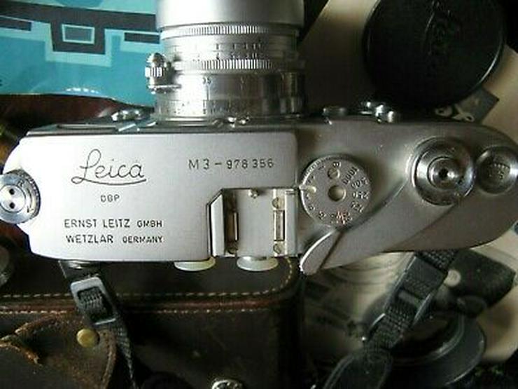Leica M3 Kamera mit Extras - Digitale Spiegelreflexkameras - Bild 8