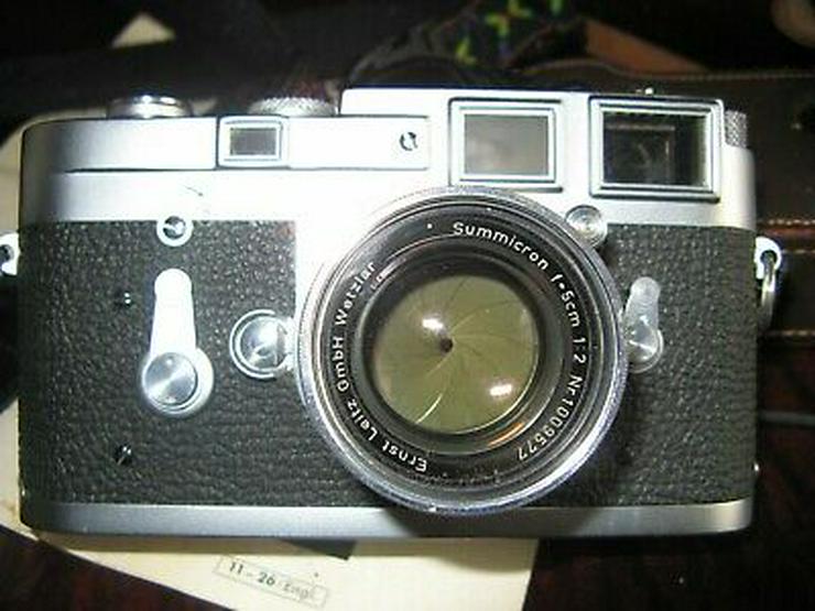 Leica M3 Kamera mit Extras - Digitale Spiegelreflexkameras - Bild 11