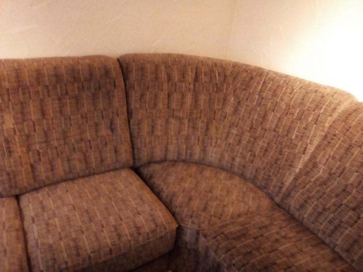 Sehr gut erhaltene Eck-Couchgarnitur mit 2 ausziehbaren Fernsehsessel - Sofas & Sitzmöbel - Bild 5