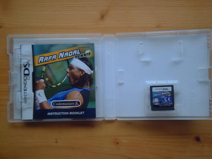 Bild 4: Nintendo DS Spiel " RAFA NADAL TENNIS " komplett mit Anleitung, Hülle, OVP, neuwertig