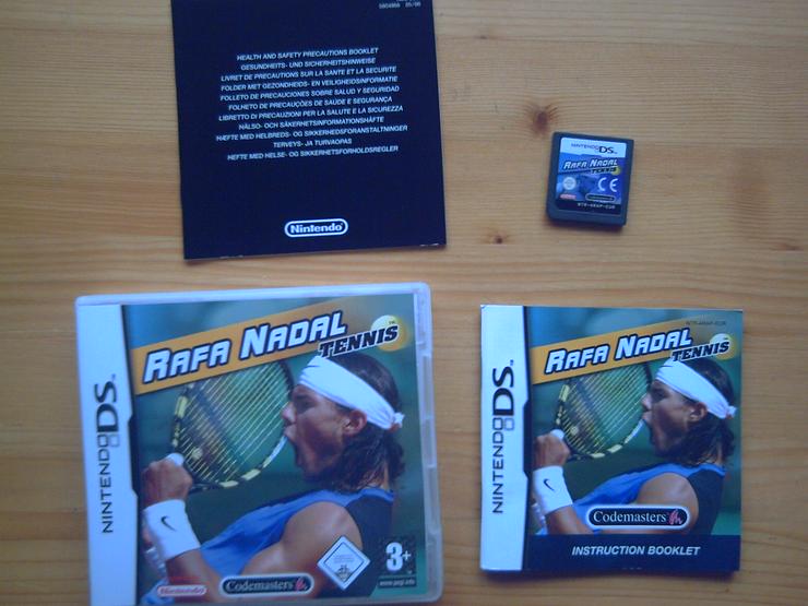 Bild 1: Nintendo DS Spiel " RAFA NADAL TENNIS " komplett mit Anleitung, Hülle, OVP, neuwertig