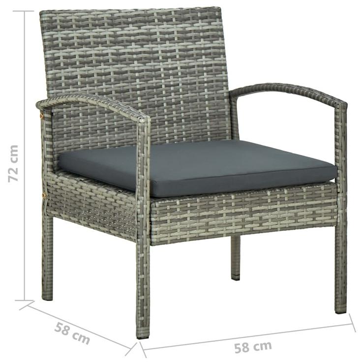 Sitzgruppe Lounge Balkonmöbel Bistro-Set Garten und Terrassenmöbel NEU! - Garnituren - Bild 5