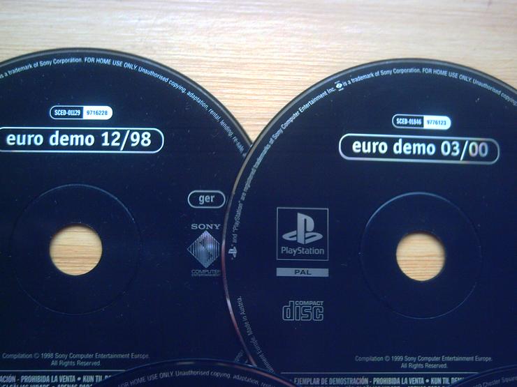 Bild 2: Sony Playstation DEMO CD ( 7 Stück ) aus Zeitschrift, Magazin, Heft