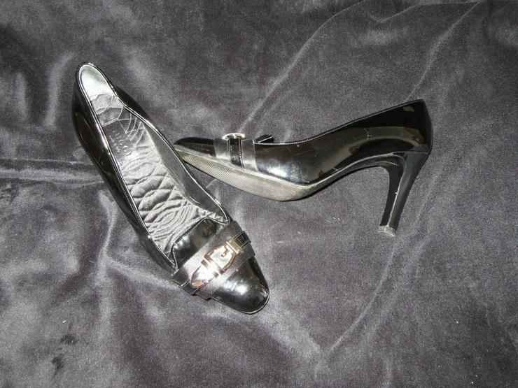  Schwarze Gucci Schuhe; Größe 38 C - Größe 38 - Bild 9