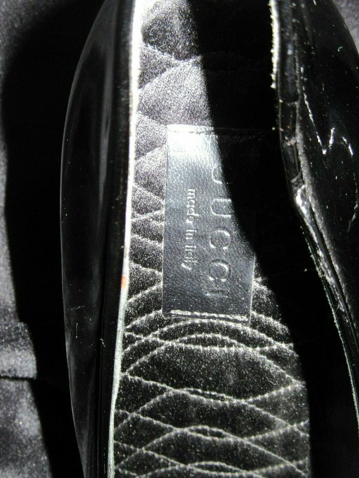 Bild 2:  Schwarze Gucci Schuhe; Größe 38 C