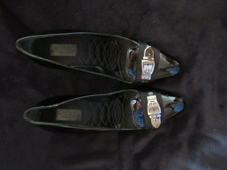  Schwarze Gucci Schuhe; Größe 38 C - Größe 38 - Bild 18