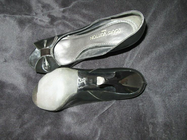  Schwarze Louis Vuitton Schuhe Paris; Größe 38 - Größe 38 - Bild 7